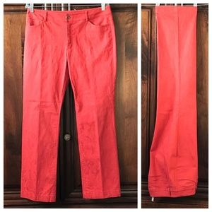 Doncaster Red Paisley Pants